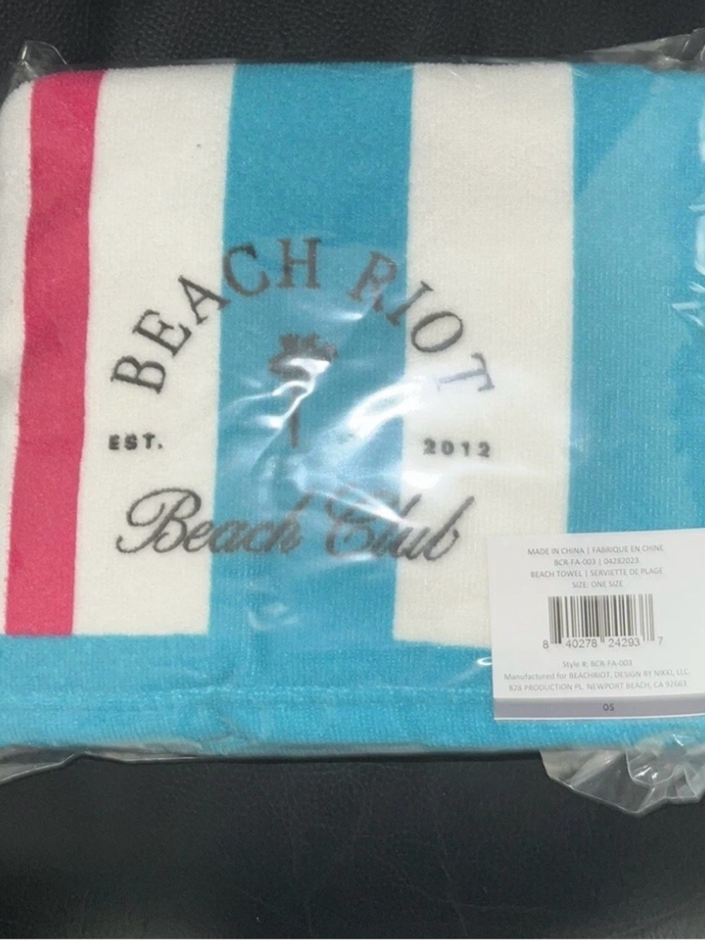 Beach Riot Beach Club Towel - New